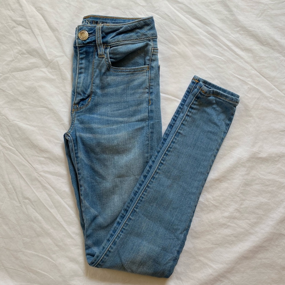 American Eagle Jeans High-rise Jegging, light blue
